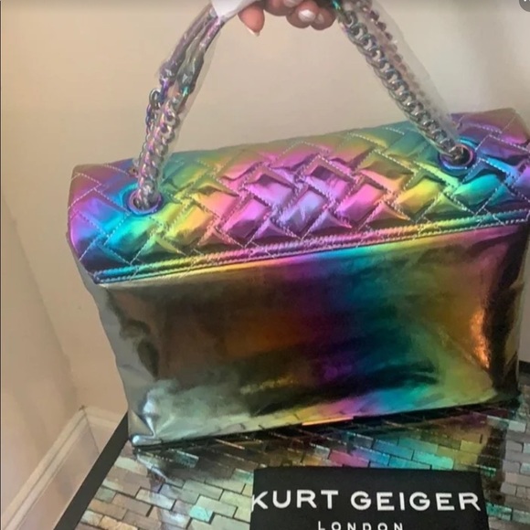 Kensington XXL Leather Shoulder Bag KURT GEIGER LONDON - Picture 14 of 16